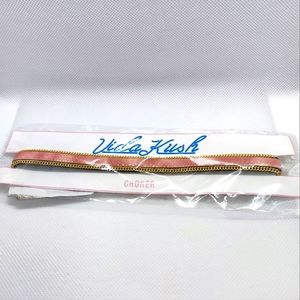 Vida Kush Leather & Chain Choker Necklace